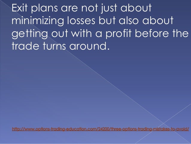 Stock options trading mistakes