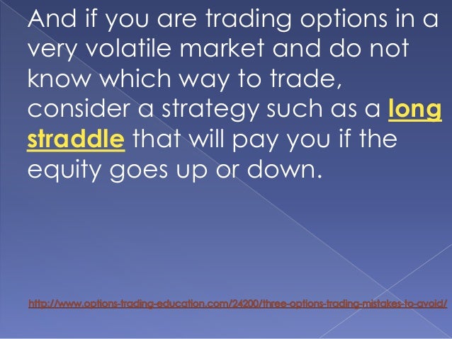 Option trader mistakes