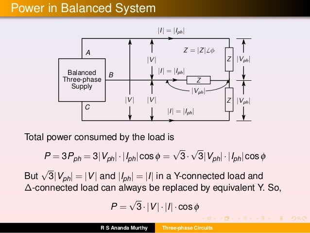 Balanced Threephase Circuits