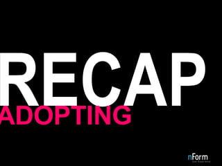 RECAP ADOPTING 