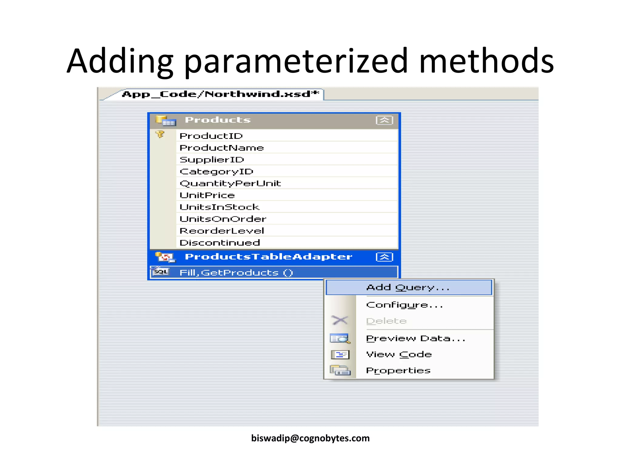 Adding parameterized methods [email_address] 