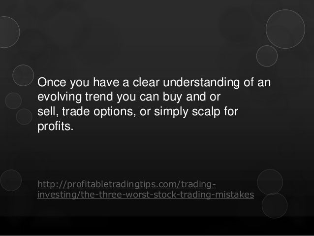 Stock options trading mistakes
