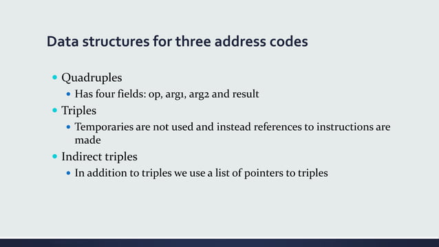 Three address code In Compiler Design