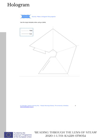 "READING THROUGH THE LENS OF STEAM"
2020-1-LT01-KA229-078054
Hologram
 