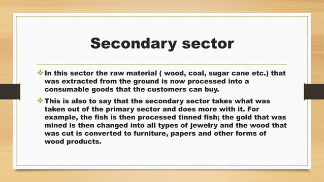 Three business sectors | PPTX