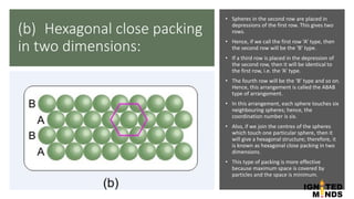 Math Hexagonal Packing Three dimensional packing three dimensional packing cbse class 12 ...