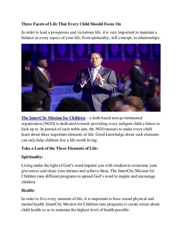 Three Facets of Life That Every Child Should Focus On