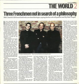 Three frenchmen not in a search of philosophy