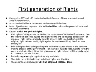 Generations Rights Comprehensive Overview of the Three Generations of Human Rights and ...