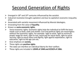 Generations Rights Comprehensive Overview of the Three Generations of Human Rights and ...