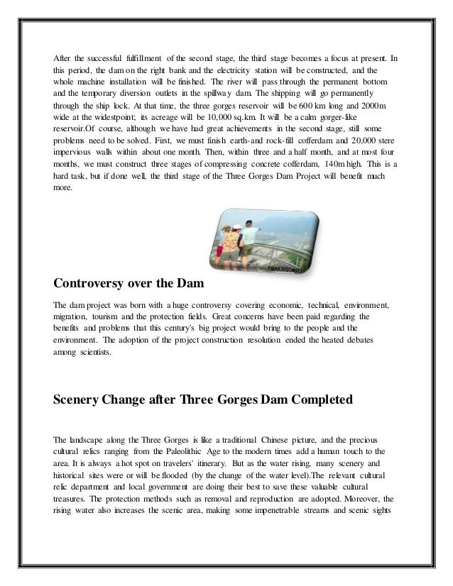 Three Gorges Dam Essay