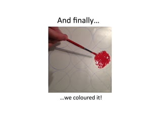 And	
  ﬁnally…	
  




 …we	
  coloured	
  it!
                      	
  
 