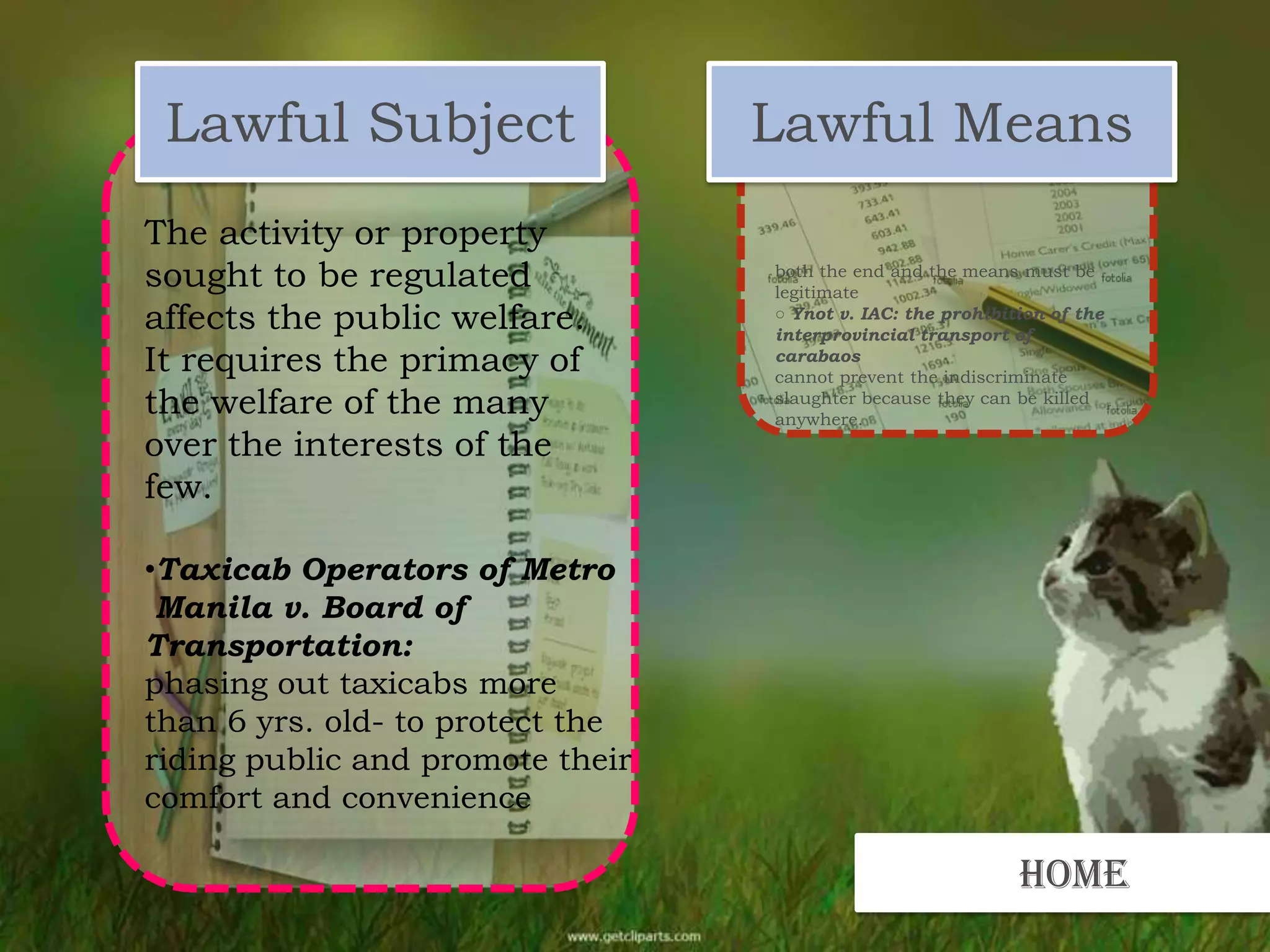 Three inherent powers of the state | PPTX