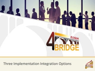 Three Implementation Integration Options
 