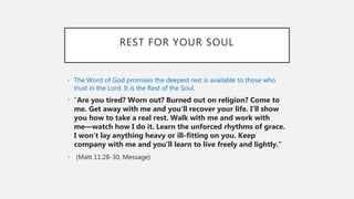 Three Kinds of Rest, part one | PPTX