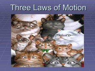 Three Laws of Motion 