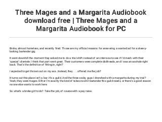 three mages and a margarita by annette marie three mages and a margarita by annette marie