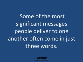 three magical words love three magical words love
