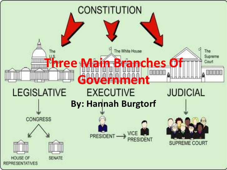 Three main branches of government