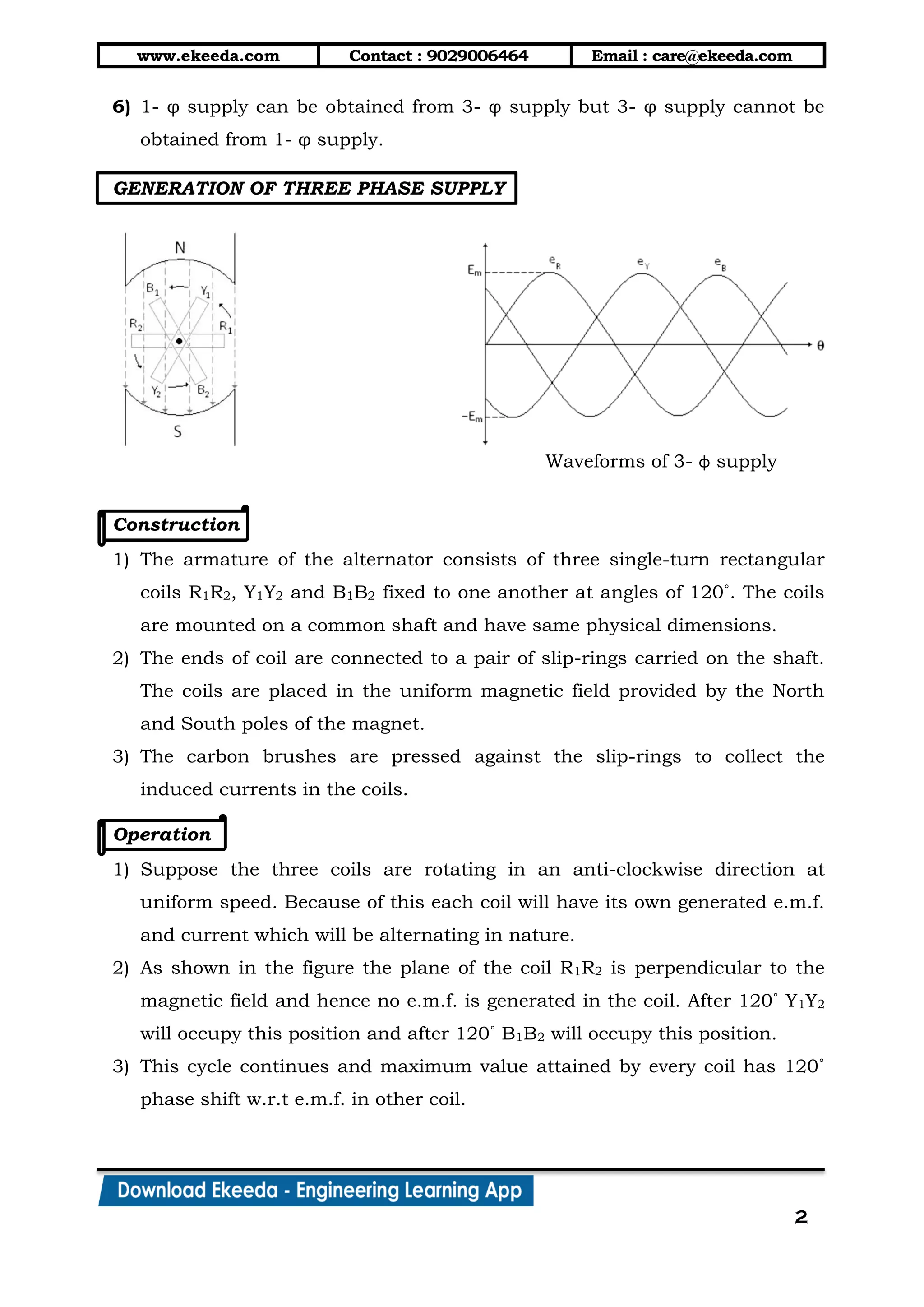 Three phase circuits | PDF
