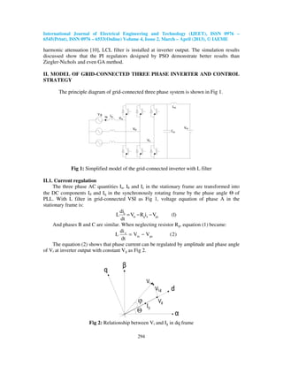 Three phase grid connected inverter using current | PDF