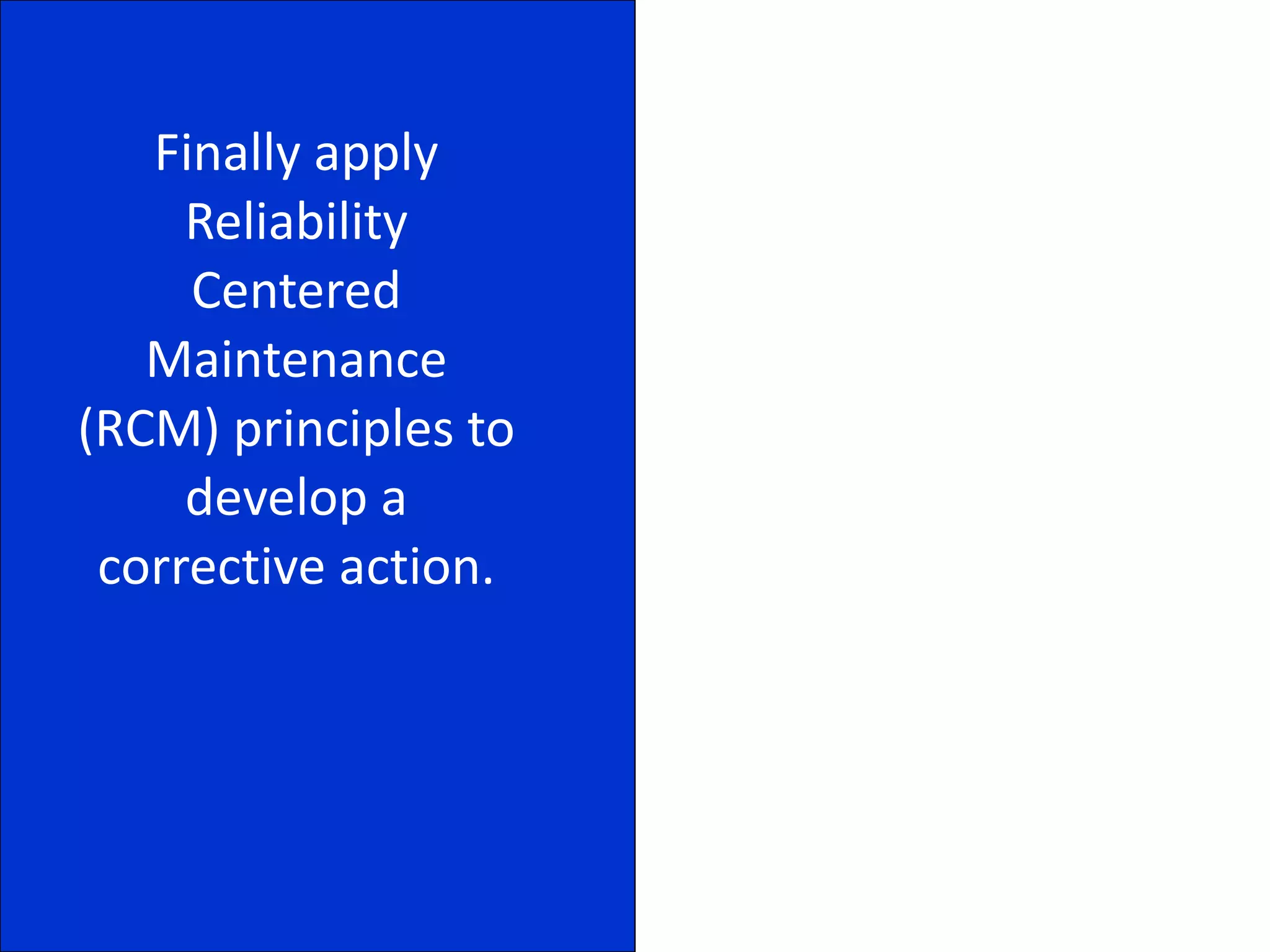 Three primary steps in maintenance reliability engineering | PPT ...