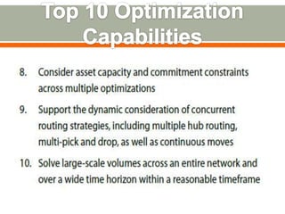 Three principles of transportation optimization