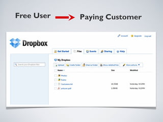 Free User
•

Paying Customer

 