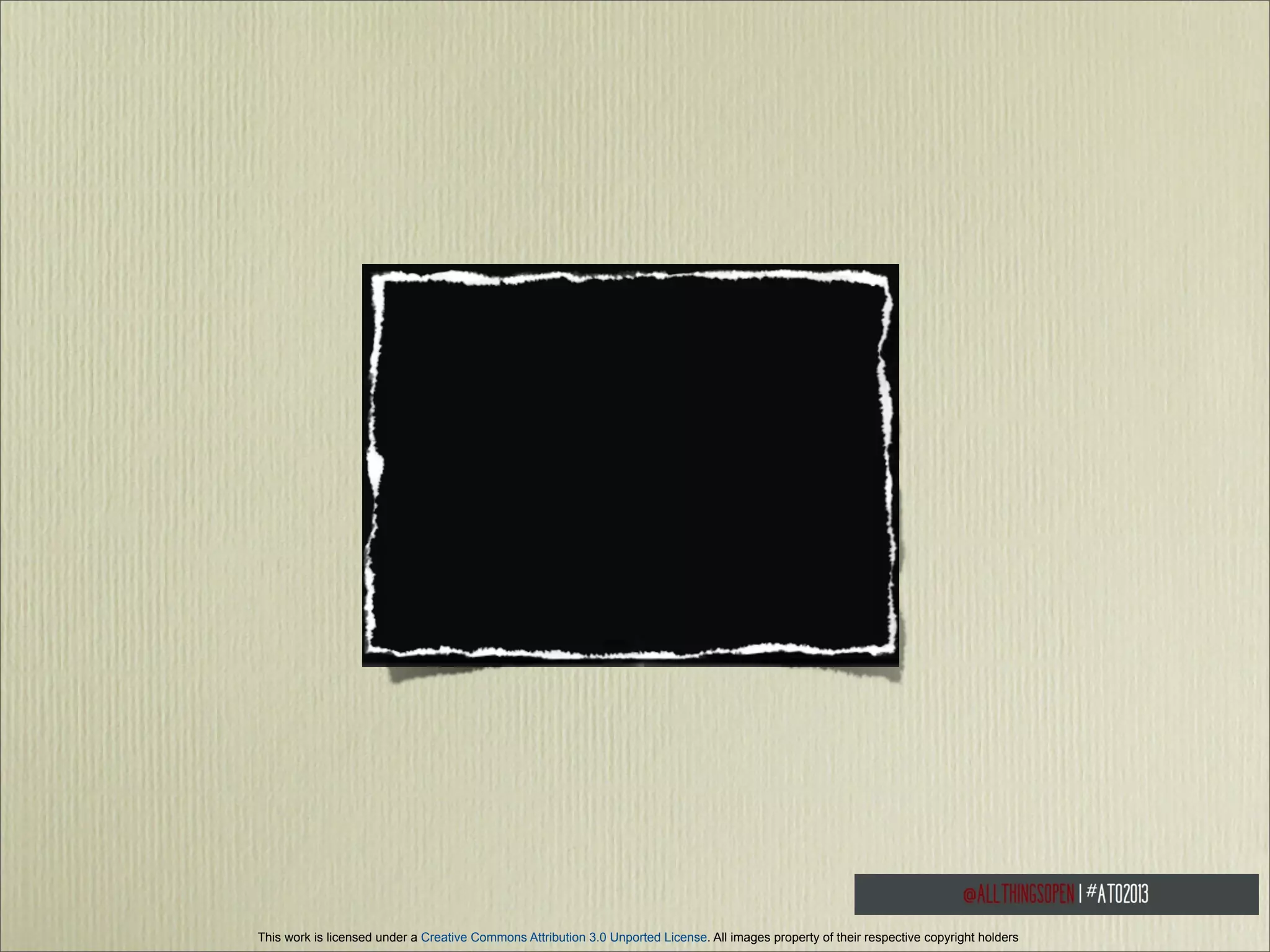 This work is licensed under a Creative Commons Attribution 3.0 Unported License. All images property of their respective copyright holders

 