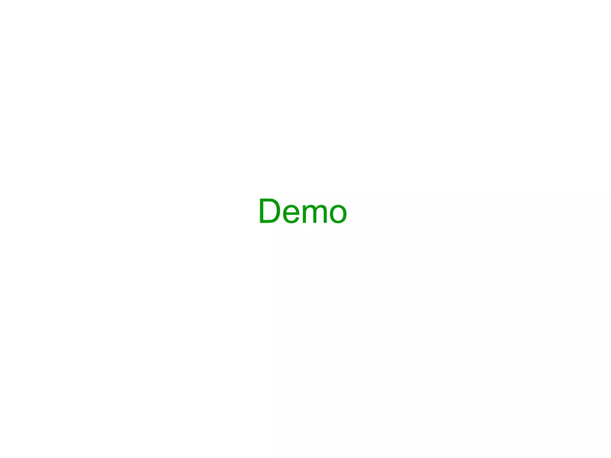 Demo
 