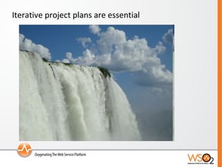 Iterative project plans are essential 