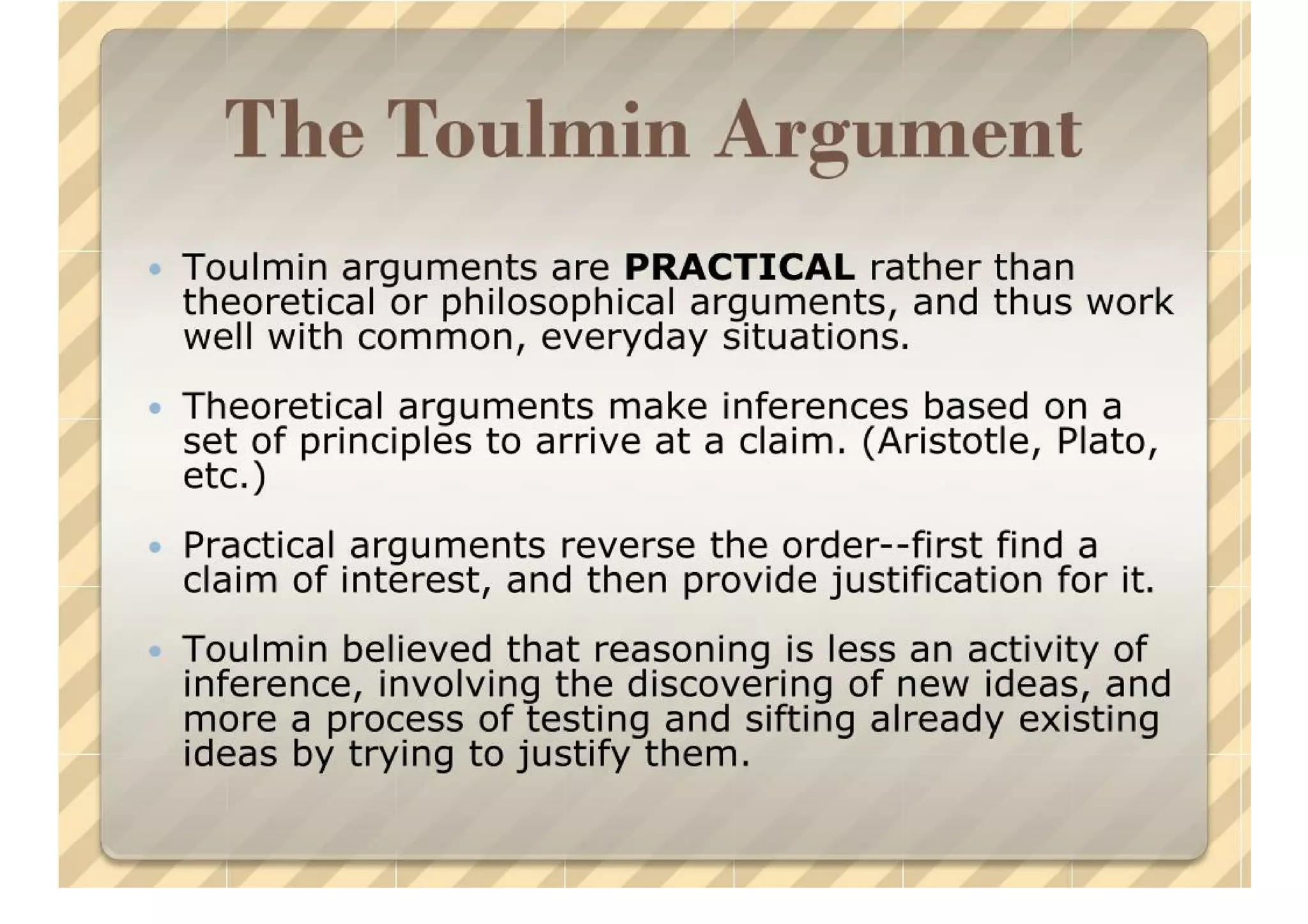 Three Types Of Arguments | PPT