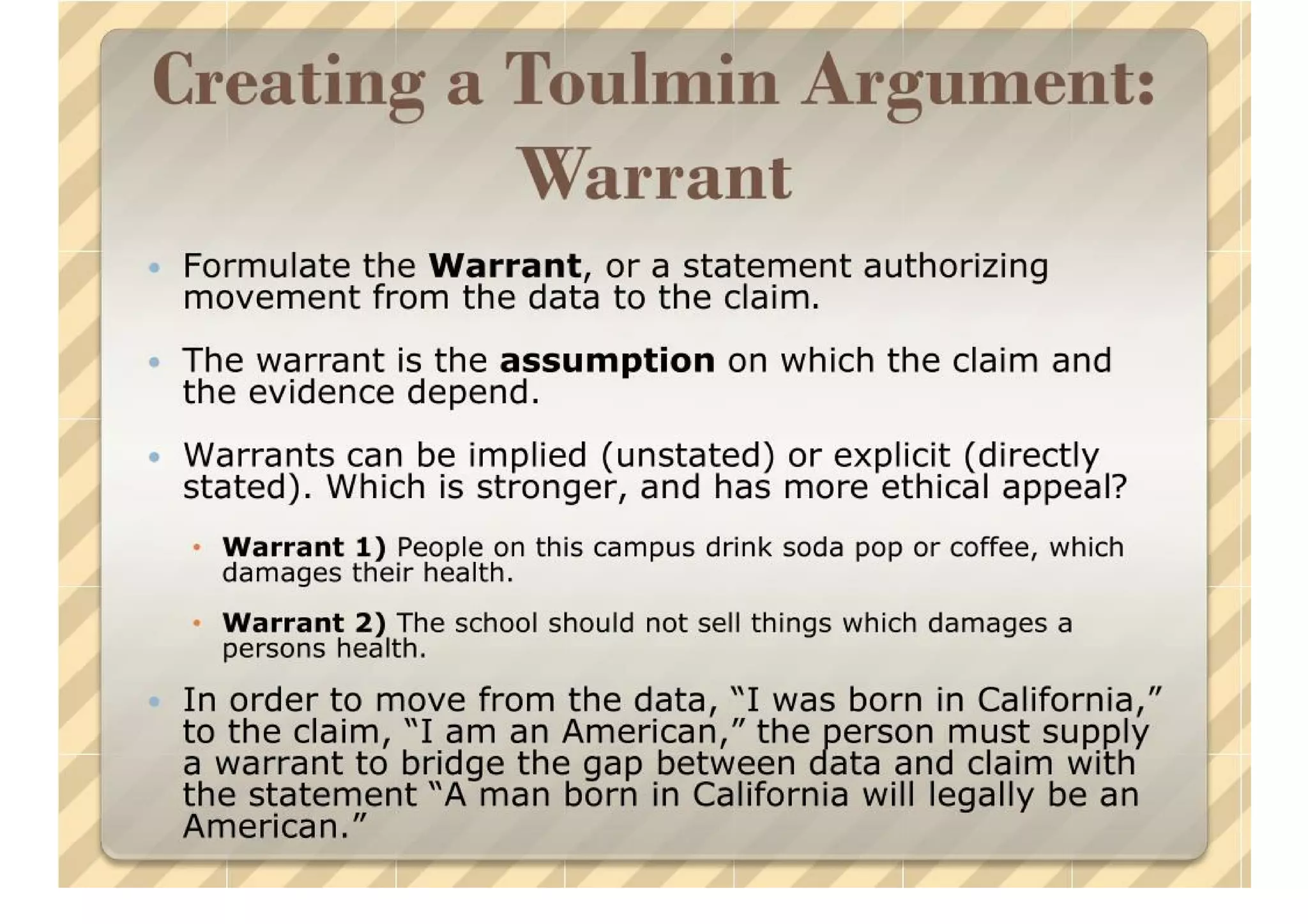 Three Types Of Arguments | PPT