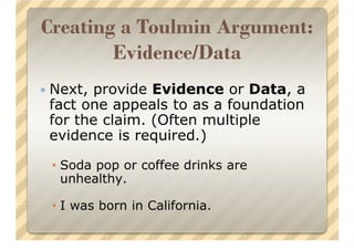 Three Types Of Arguments