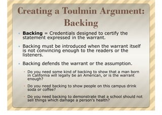 Three Types Of Arguments