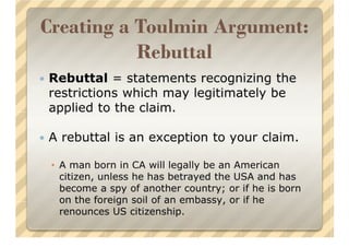 Three Types Of Arguments