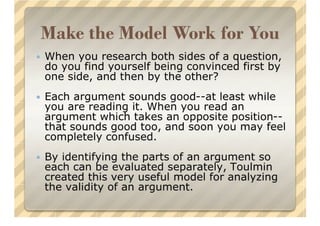 Three Types Of Arguments