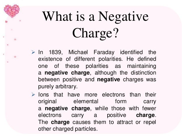 three types of charges