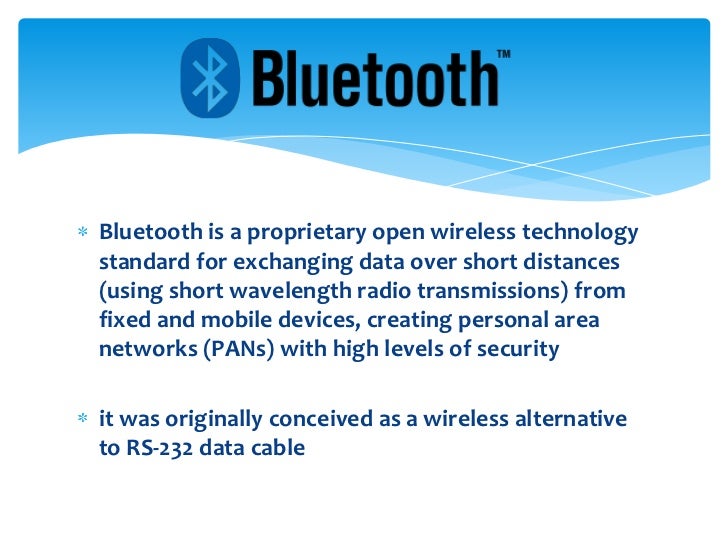 Three types of wireless technology