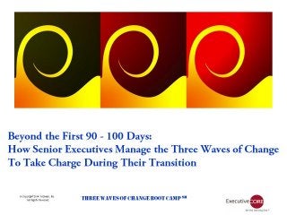 Beyond the First 90 to 100 Days: Senior Executives in Transition Managing the Three Waves of Change
