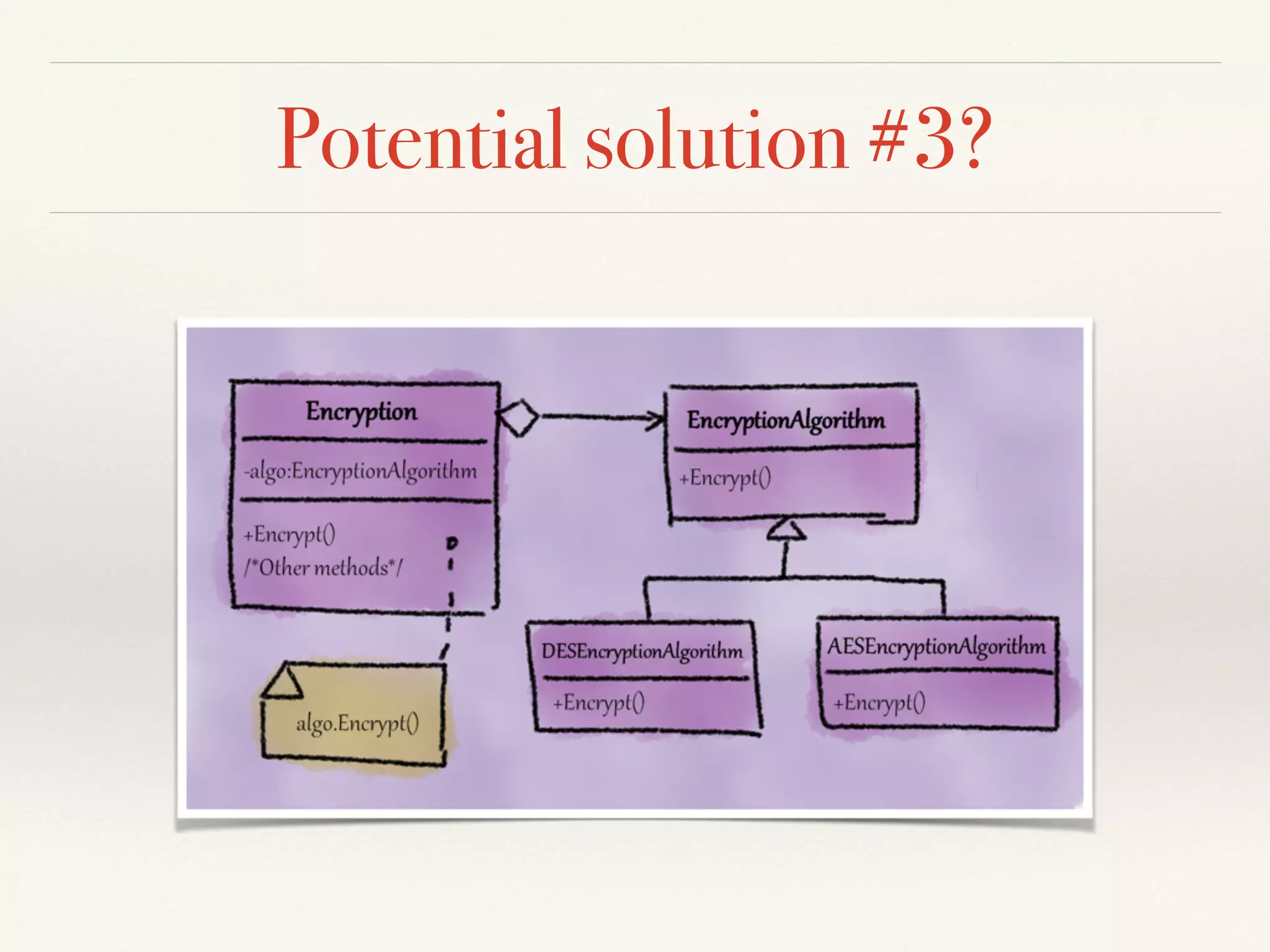 Potential solution #3?
 