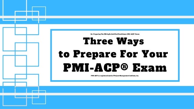 PMI-ACP資格関連題