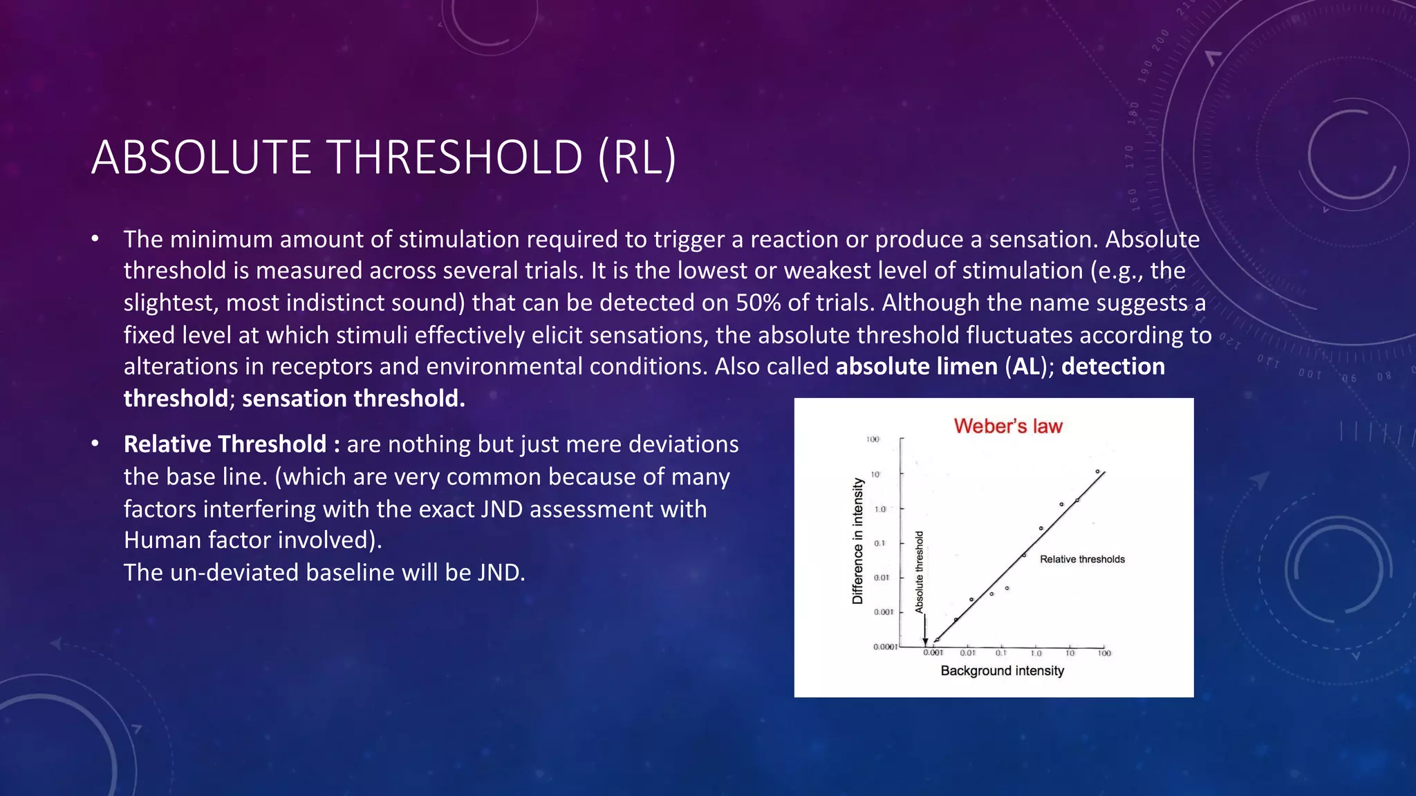 Threshold in Psychophysics Psychology PPT