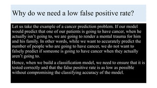 Threshold setting for reduction of false positives | PPTX | Cancer ...