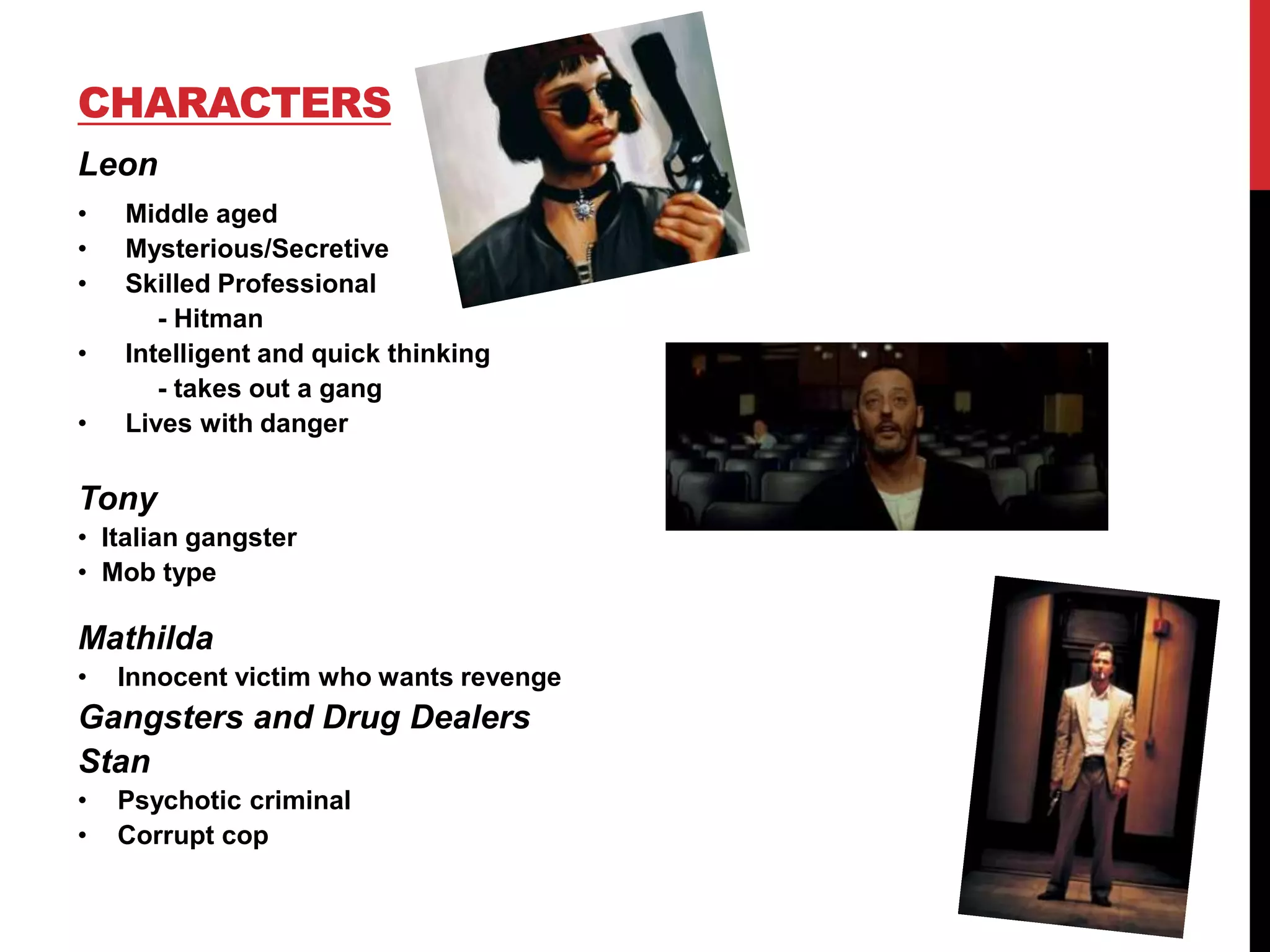 Thriller Forms And Conventions Leon PPT thriller-forms-and-conventions-leon-ppt