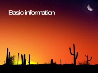 Basic information 