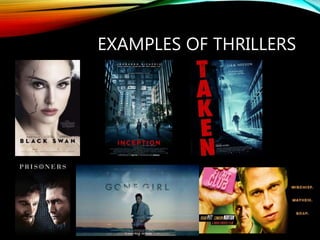 EXAMPLES OF THRILLERS
 