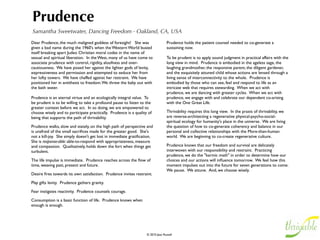 Power
 Nadia El-Imam - Stockholm, Sweden

The ﬁrst thing that came to mind when you asked me to write about
power is Six Memos for the Next Millenium, a series of lectures by Italo
Calvino on qualities of good literature. 

When I thought about it, I realised that it is lightness and quickness, or
agility, which deﬁne how I think about power. Power used to be old
library furniture, British brown leather sofas and heavy oak
bookshelves... a very European concept of history....a certain kind of
establishment. Over time, my understanding and interpretation of
power has changed. Power is agility, it is water not wood... with the
ability to unexpectedly seep into places and effect change in ripples....
light, ﬂuid. Power is in the third-culture kids who move between worlds
and hold charge over their own identity and, in effect, of the future.
Why? It is this ﬂuidity in how one relates to others and the world that
allows us to position ourselves in narratives that enable change. This
resonates with with the yearning for transcendence that mystics, artists
and philosophers have been turning their attention to since time
immemorial: 
                                                                             Images at left are screenshots from the ﬁlm: http://www.citiesonspeed.dk/citiesonspeed/Bogota_ENgelsk.html
                                                                             and at right http://www.raphaelvarieras.com/blog/tag/latin-america/
     ”To be human, is to be limited by the transcendence of time,
     space, embodiment, alterity, society and nature.Yet, to be human is
     to be discontent with these limitations and to seek ways to be          Agility not only in terms what our own personal identity is, but in how we
     more connected to other beings, to other cultures and societies,        imagine the identities of others can change lives of individuals, of cities and of
     and even to other provinces of meaning such as dreams or a God          the world. It was Antanas Mockus' belief that “we all have remedy, that we are
     of religious belief. The experience of transcendence, then, it          neither good not bad by nature and our behaviour may change” that led the
     incorporates the ongoing paradoxical presentation of limitation         transformation of Bogotá during the early nineties, and it would be fair to say
     and possibility, isolation and uniﬁcation, which are always co-         that what makes Mockus so effective a leader is his ability to imagine things
     presented in all human encounters with the world.” -Alfred Schutz       being different from the way they actually are.

It is this fluidity in how one                                               The ability to turn imagination into reality may be fueled by heavy matter, but it
relates to others and the world that                                         is led by bits. Much like our identities and Italo Calvino´s vision of the future.
allows us to position ourselves in
narratives that enable change.
 