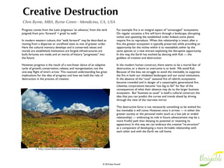 Breakthrough
Leilani Rashida Henry, Being & Living Enterprises, LTD - Denver, CO, USA
5 Principles for Quantum Movement
 