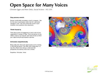 Model Nature
Chazz Levi, The Corcoran Group - NYC,NY, USA
Black tar spread onto earth

Tires rolling over

Slowly

A new growth pushes through

Nothing teaches thrivabilty better than mother nature it serves as a
model for everything we do.

Even our language uses metaphors from nature to express discipline
and success.

When you look at a tree it will tell you a story — it might be about
renewal, or ancient history but it will always be about growth.

It is human nature that makes us want to thrive in our
environments. Whether we plant the seed for an idea or a seed for
our sustenance we must tend and cultivate our goals in order for
them to thrive.

And we must also pay attention to how mother nature reacts to our
footprints if we want to continue to exist.                            photo courtesy of Jean Russell
 